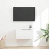 TV Wall Cabinet 60 X 31 X 29.5 Cm White Engineered Wood