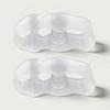 Silicone Toe Separator For Bunion Relief With Three Holes Design