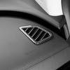 For KIA Carnival KA4 -2026 Car Tuning Carbon Fiber Front Upper Air Vent Cover Trim Interior Accessories LHD
