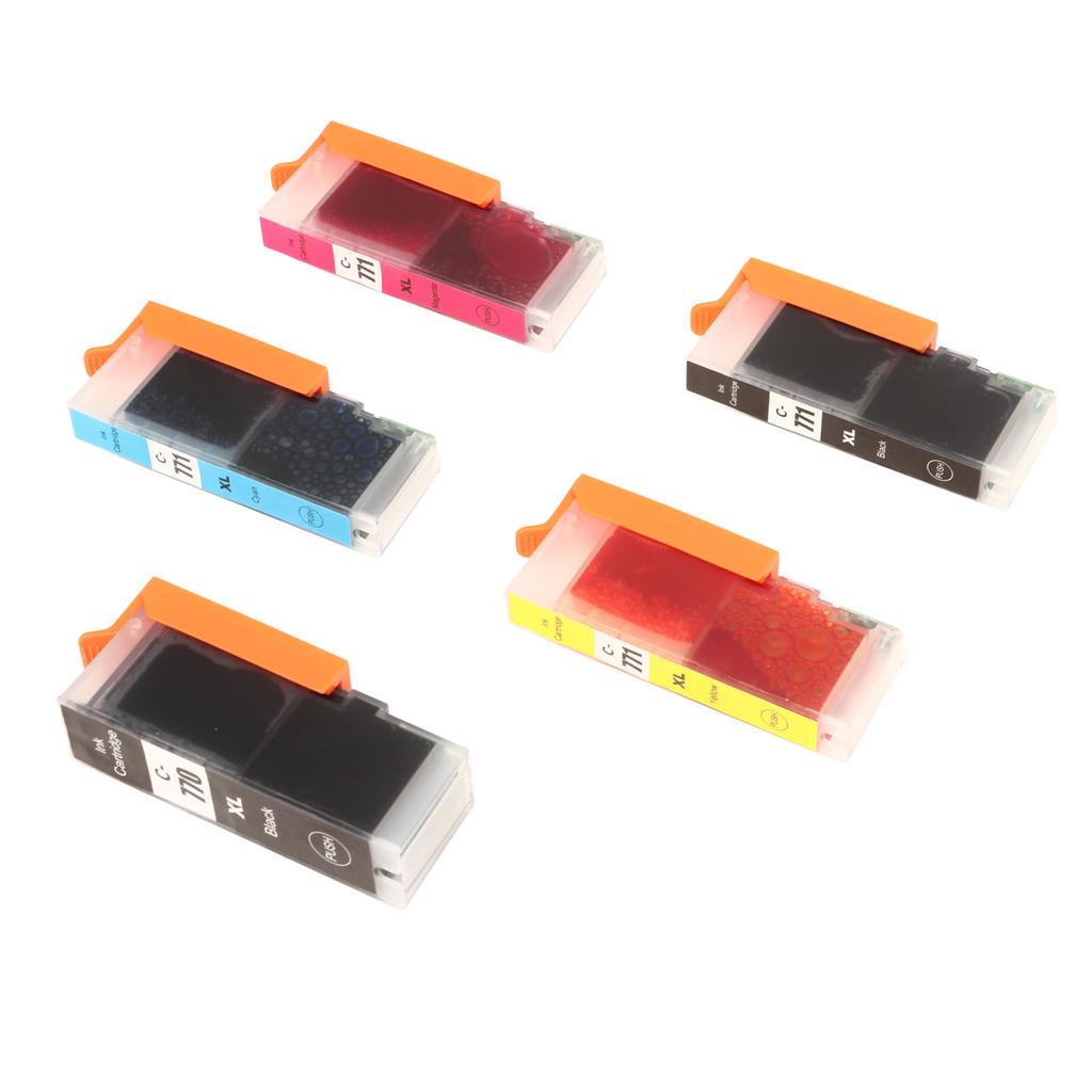 Ink Cartridge Set Black and Color Ink Cartridge Combo for PIXMA MG5770 MG6870 MG7770 TS5070 TS6070