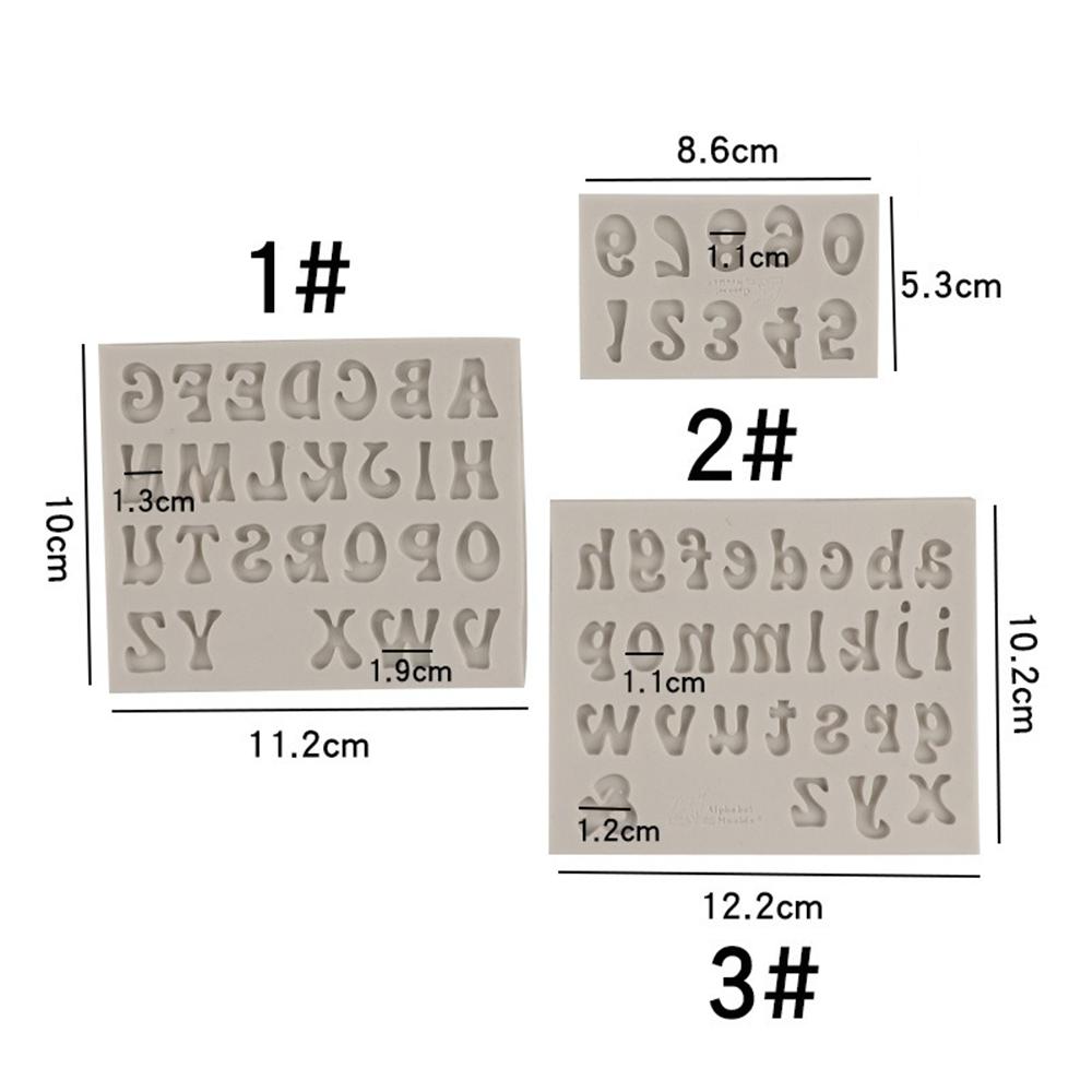 3 sztuk Mini litery formy żywiczne mała cyfra alfabet epoksydowa forma odlewnicza dla DIY brelok wisiorek Chololate narzędzie do dekoracji ciast