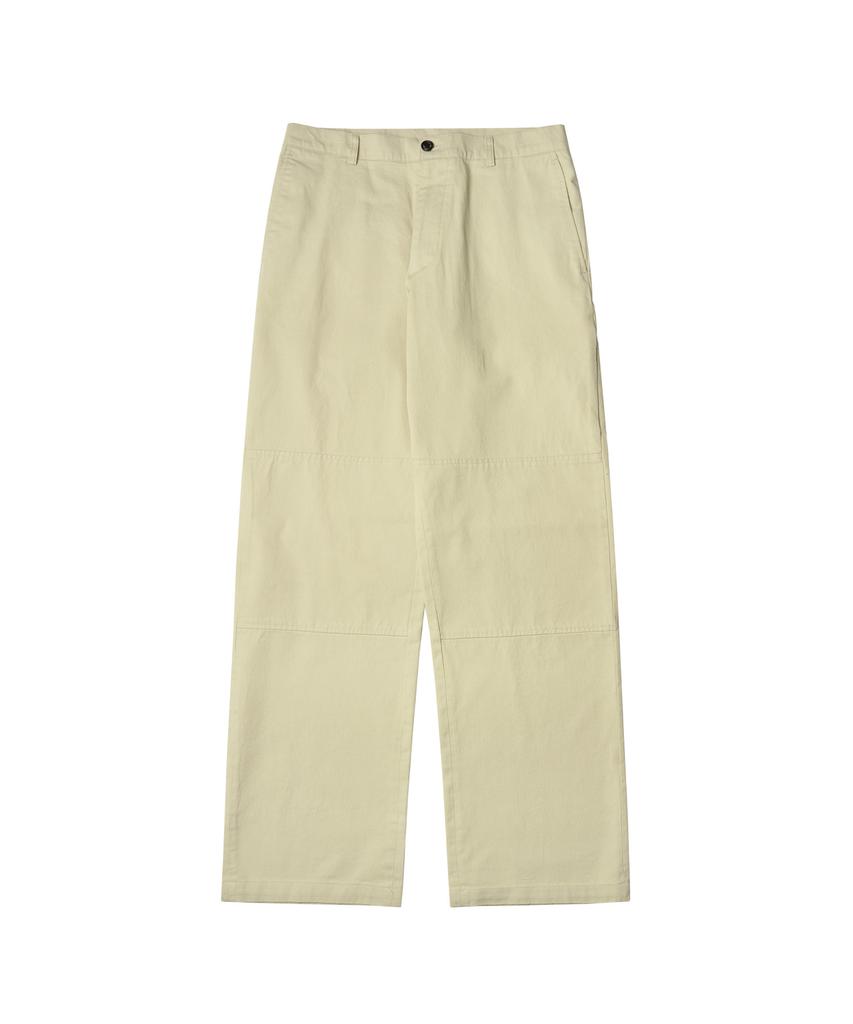 HALBKREIS LAYOUT P10045 Straight Work Pants_Light Beige