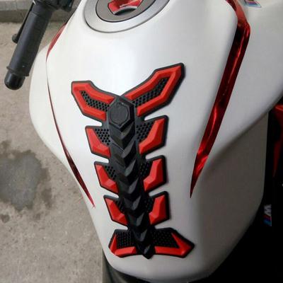 Naklejka na zbiornik motocykla 3D gumowa osłona zbiornika paliwa gazowego osłona ochronna naklejki naklejki dla Honda Yamaha Kawasaki Suzuki!