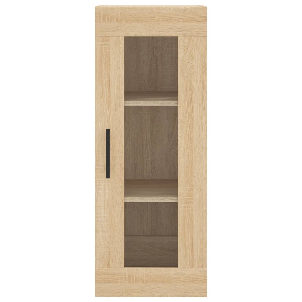 Highboard in Sonoma Oak Finish 34.5 x 34 x 180 cm Particleboard