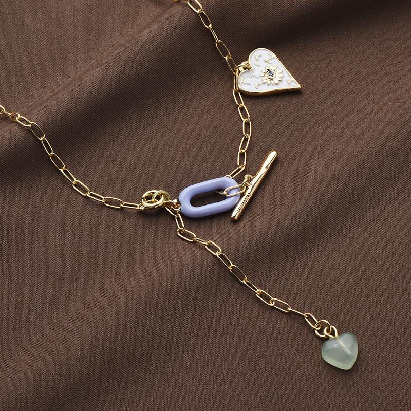 Heart Minimalist Exquisite Pendant Necklace In Durable Titanium Steel For Stylish Fashion Unisex