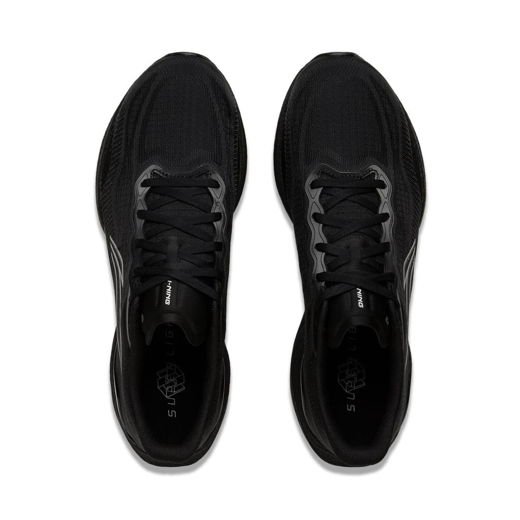 Scarpe da Corsa Li Ning Super Light 22 Basse per Corsa su Lunga Distanza e Sprint Uomo Nero Puro ARBV001-13
