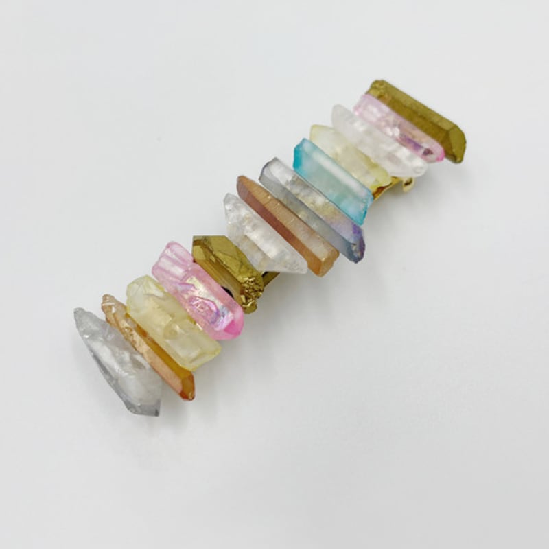 Jean Paul Clarisse crystal (natural stone) hairpin JP-21-015AB