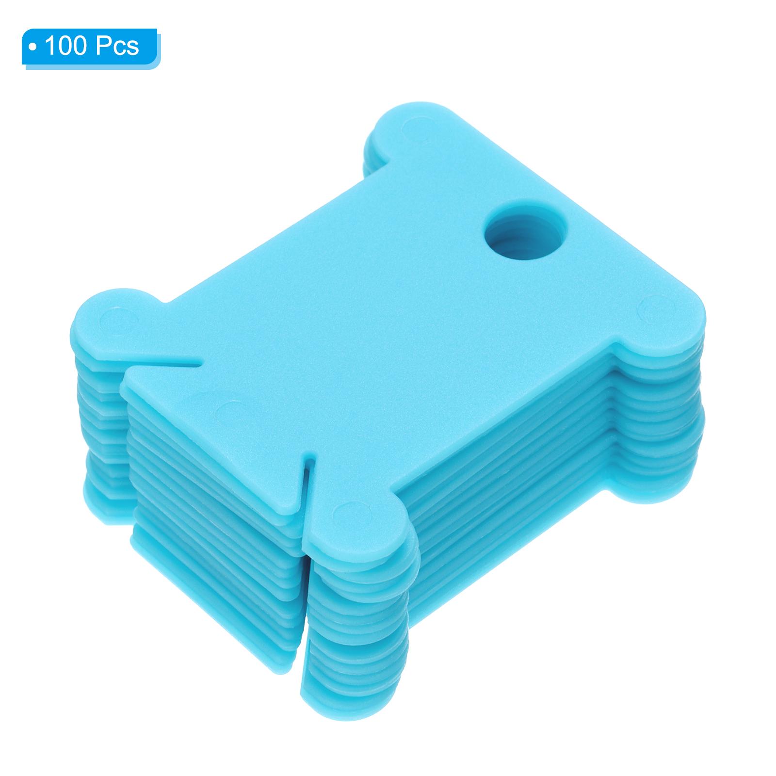 

100/150/300pcs Plastic Floss Bobbins, Thread Cards Cross Cotton for Craft DIY Sewing Storage Case Embroidery Multicolor