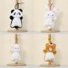 Plush Animal Keychain Panda And Bunny Toys For Bag Decor And Collectors