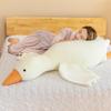Simulation Douyin Internet celebrity big white goose doll plush toy children soothe big goose throw pillow duck animal doll