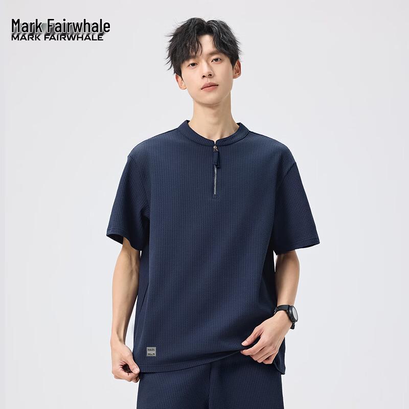 

Mark Fairwhale Men s Cooling Half-Zip Short Sleeve T-Shirt M