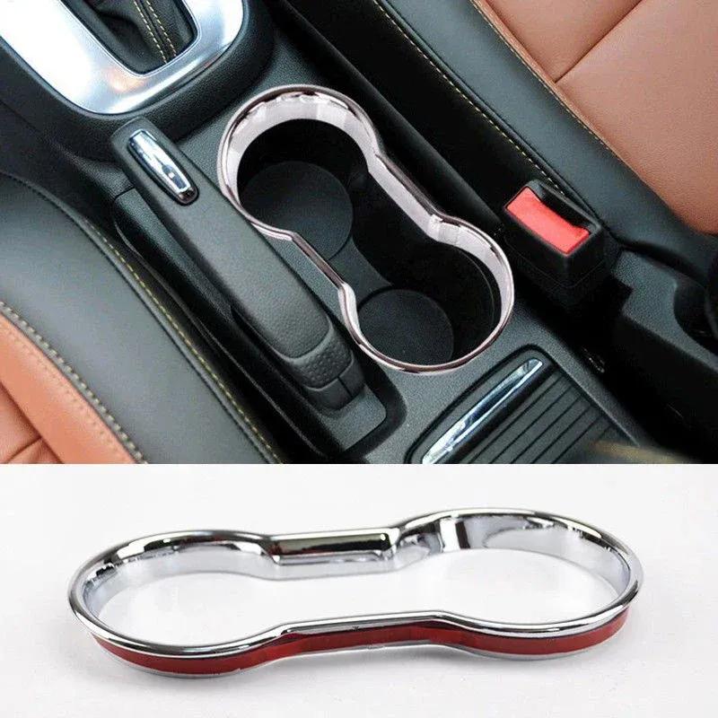 

Хромированная накладка-рамка на подстаканник для Buick Encore-Opel-Vauxhall-Mokka, молдинг центральной консоли, наклейка, украшение салона автомобиля