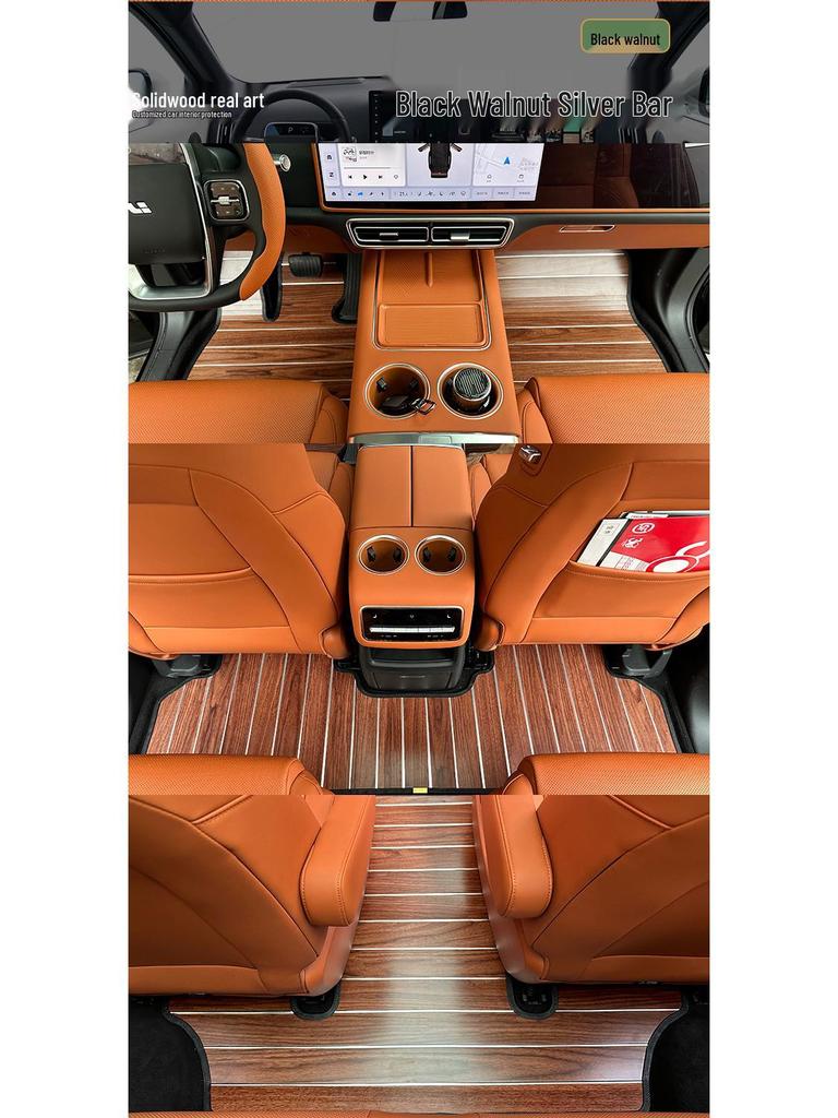 Ideal L8/L7/L6/L9 Solid Wood Floor Mat Pad for Cars