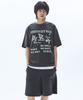 RAIMENT Piece Pigment Print Short Sleeve T-Shirt_Charcoal