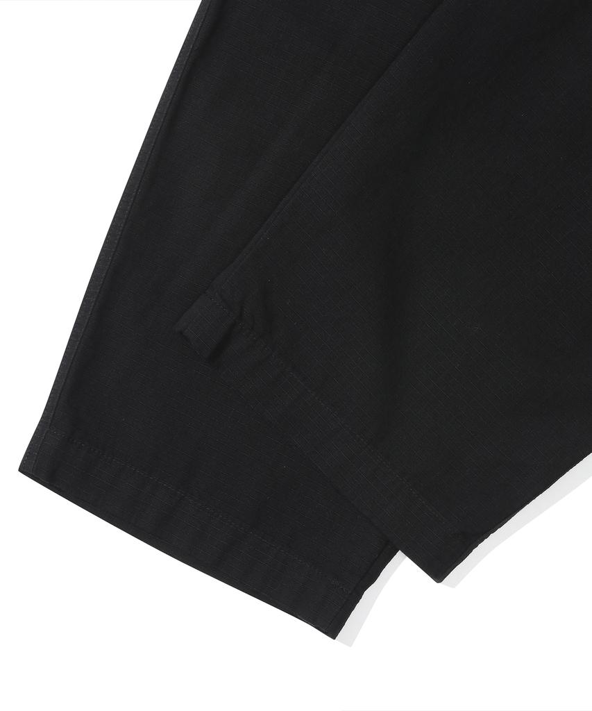 COLUMBIA UNIVERSITY M-Label Loose-Fit Ribstop Pocket Pants Black