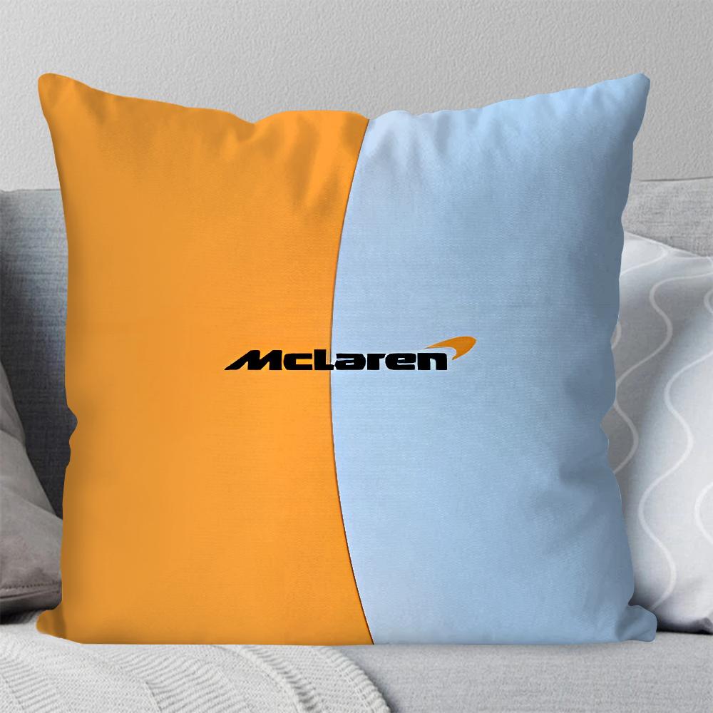 Fashion Brand Model M-Mclaren F1 Pillow Case Square Pillow Bedroom Sofa Leisure Comfort CushionLiving Room Home Decoration 40X40