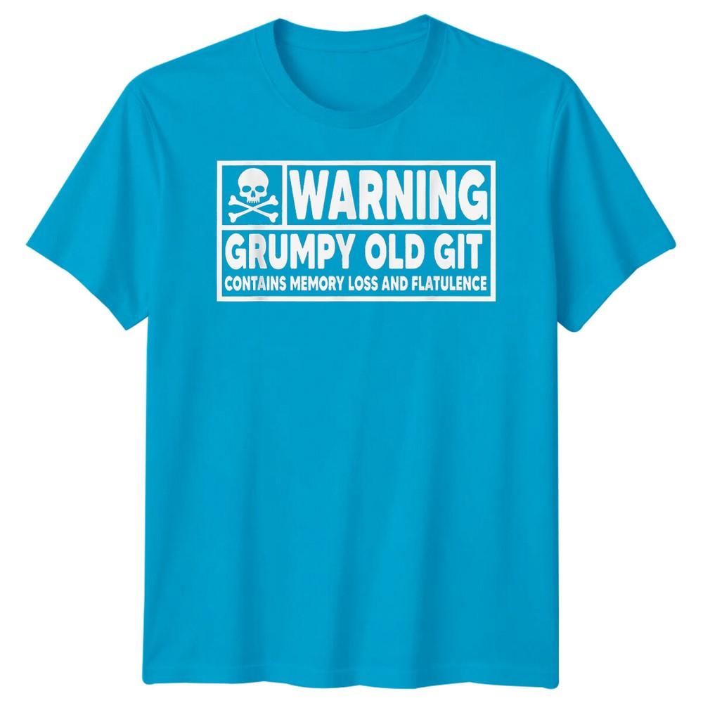 Unisexs Grumpy Old Git Funny Fathers Day TShirt Tee Best Dad Ever Papa Life 1FD