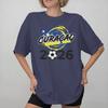 Unisexs Wounisexs Curaao Flag Caribbean Soccer Football Shirt 100 Cotton New Arrival Tee Shirts Clothing Outfits