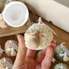 1Pc Three-dimensional Lamb Obedient Bear Silicone Mold DIY Handmade Candle Aromatherapy Soap Gypsum Diffuser Stone Production