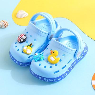 Moda çocuk terlik erkek kız karikatür ayakkabı yaz yürümeye başlayan Flip flop bebek ev terliği plaj yüzme terlikleri çocuklar için