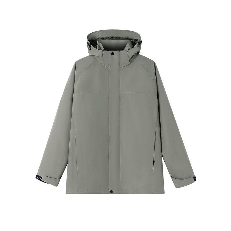 Мужская трехсезонная съемная куртка-пуховик для улицы, зимняя куртка с хлопковым наполнителем, мужская парка, хлопковое пальто (внешняя торговля) Olive green 170