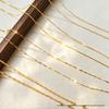 925 Sterling Silver Clavicle Necklace for Women - Thin Box Chain Without Pendant