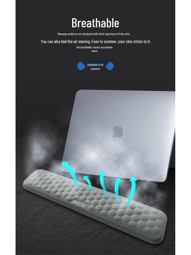 Ergonomic Memory Foam Wrist Support Mouse and Keyboard Pad Set