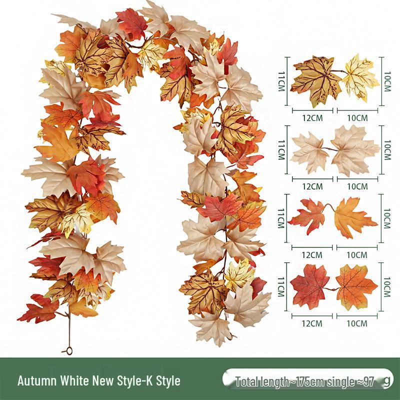 Skladem Podzimní a Halloweenská dekorace z javorových listů pro Vánoce a Den díkůvzdání