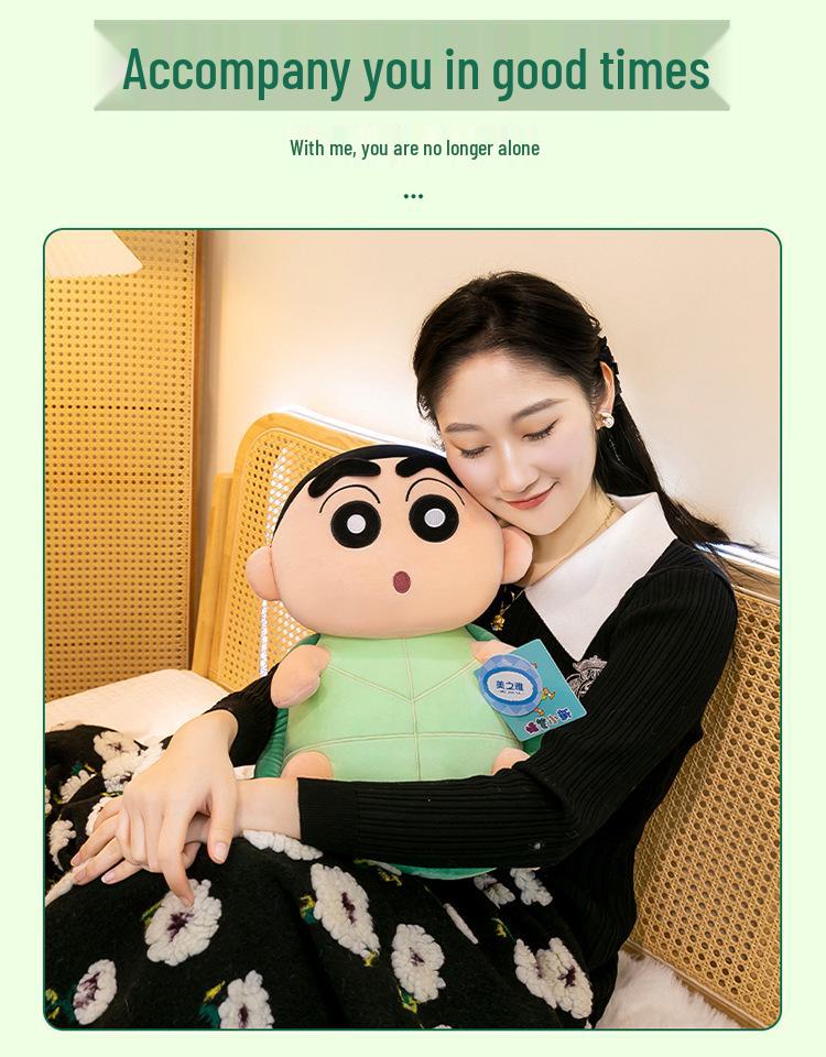 Adorable Crayon Shin-chan Turtle Plush Pillow Toy - Perfect Gift for Kids