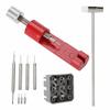10Pcs Red Watch Repair Tool Set Various Combinations Wristwatch Kit Strap Link Holder Band Removal