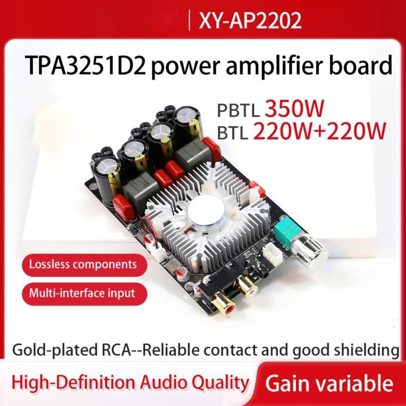 Leistungsstarke digitale Verstärkerplatine 220W pro Kanal für Heimkino und Musikliebhaber High-End-Audiophile-Setups