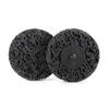 5pcs of 3 Inch Strip Disc Rust Removal Wheel Surface Conditioning Rust Paint Remove Clean Angle Grinder Disc Wheel (Black)
