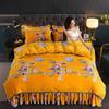 4pcs Bedding Set Fine Velvet Duvet Cover King Queen Size Thicken Quick Warm Coral Fleece Quilt Cover Bed Sheet Pillowcase