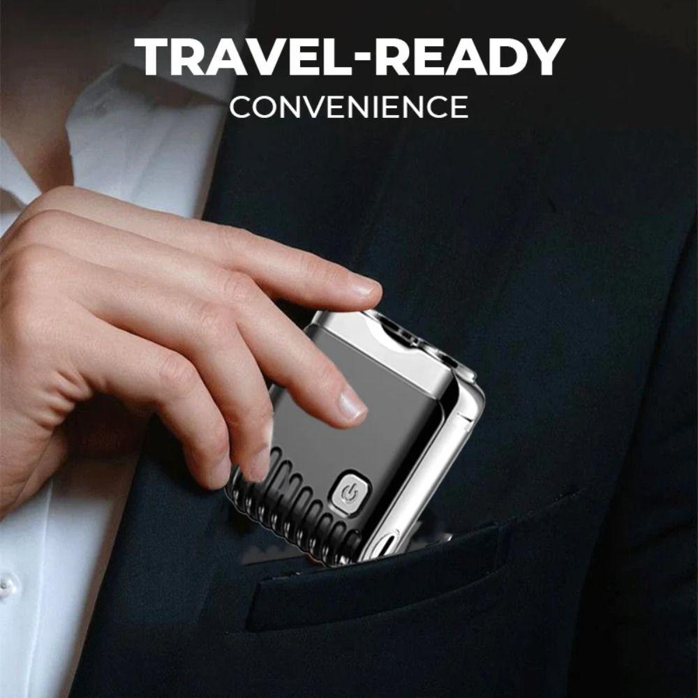 LCD Display Mini Electric Shaver Powerful Motor Men's Beard Trimmer Gift For Men