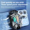 FS09 Dual Fan For Phone Ice Cooling Universal Rechargeable Mobile Phone Cooler, Long Lasting, Stronger Cooling, Air Cooling Fan