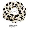 Leopard Pattern Retro Style Fabric Hair Bands All-match Hair Rope