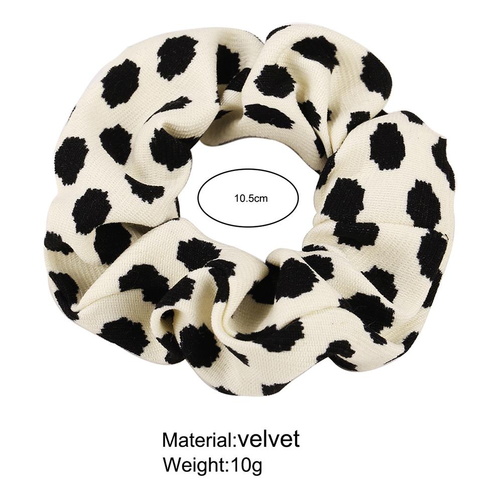 Leopard Pattern Retro Style Fabric Hair Bands All-match Hair Rope