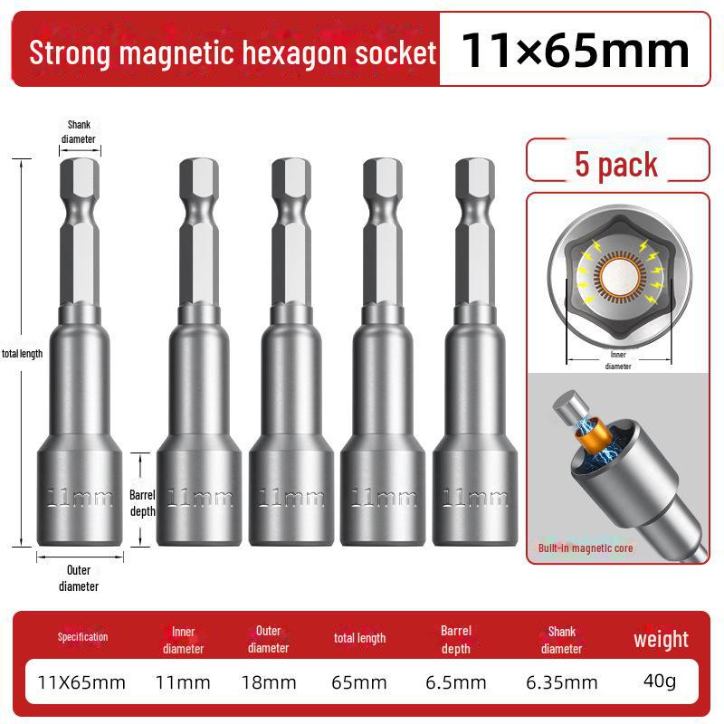 Dane Tools Magnetischer Inbusschlüssel und selbstschneidender Schraubendreher-Bohrersatz