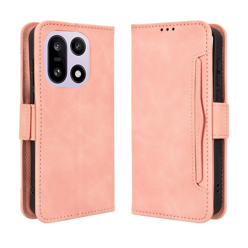For OnePlus 15 5G Leather Case Phone Wallet Cover with Multiple Card Slots
