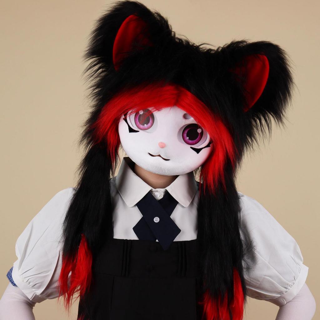 Kig Series Plush Animal Headwear: Cute Furry Lolita Costume
