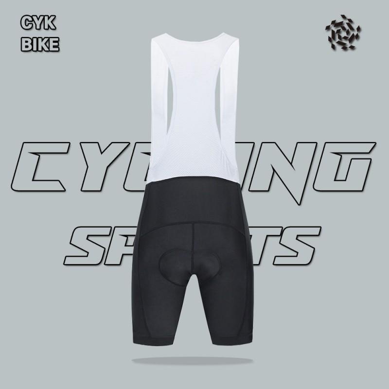 Mens Cycling Jersey Shorts Set - Quick Dry Milk Silk Short Sleeve Top With 6 Horizontal Stripes Breathable Bike Wear