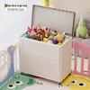 Foldable Plush Toy Storage Basket - Extra Large Flip-Top Box for Living Room