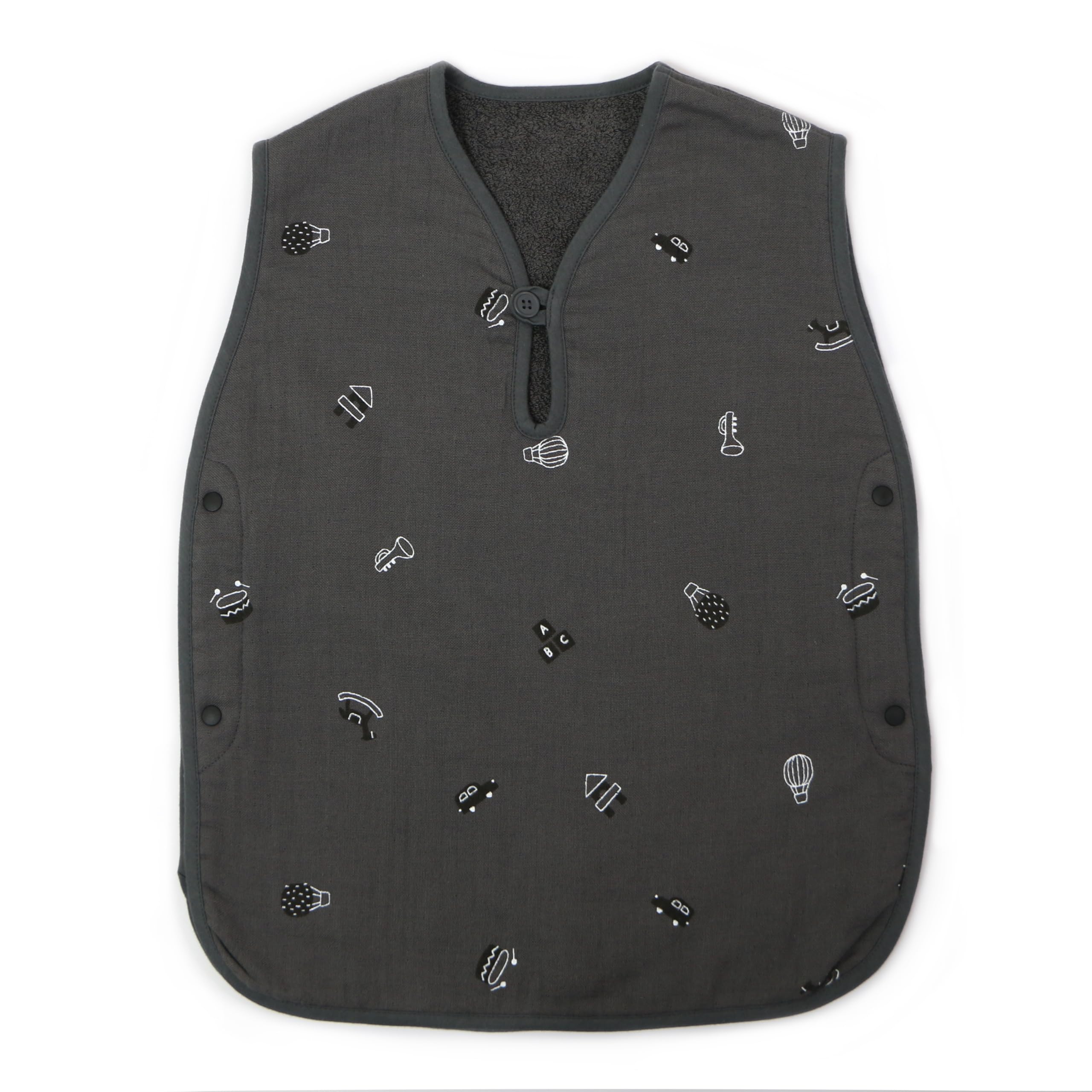 

IORI BABY x FORNE Organic Sleeper (Charcoal) by Imabari Towel Baby