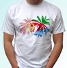 Eritrea palmvlag wit kinder jongens T-shirt top Afrika tee cadeau ontwerp s s kindermaat
