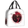 Custom Hazbins TV Show Animation Hotel Lunch Bag Men Women Thermal Cooler Insulated Lunch Boxes for Kids School