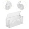 Cable Management Box Holder Protective 2 Open Slots Cords Decorative Cord Storage Caddy for Home Living Room Bedroom