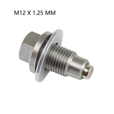 Motor Magnetische Ölablassschraube aus Edelstahl mit Neodym-Magnet M12x1,25mm