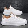 Fashion sports men's shoes new spring casual breathable men's versatile white shoes non-slip trend thick baseplate shoes
