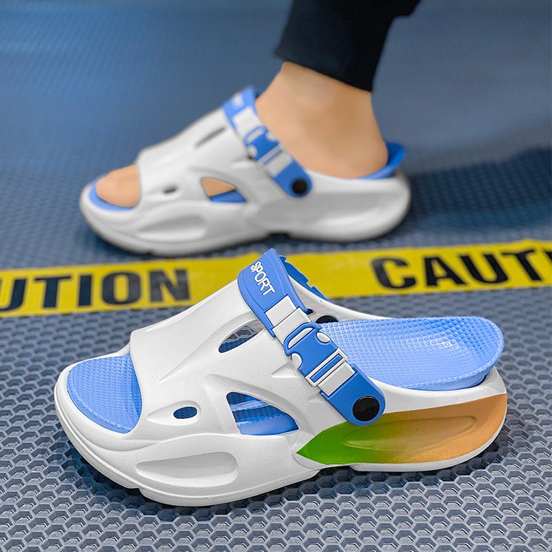 Fashion CYYTL Mens Slippers Casual Summer Outdoor Beach Shoes Sandals Walking Slides Comfort Lightweight Designer Fashion Leather Luxury