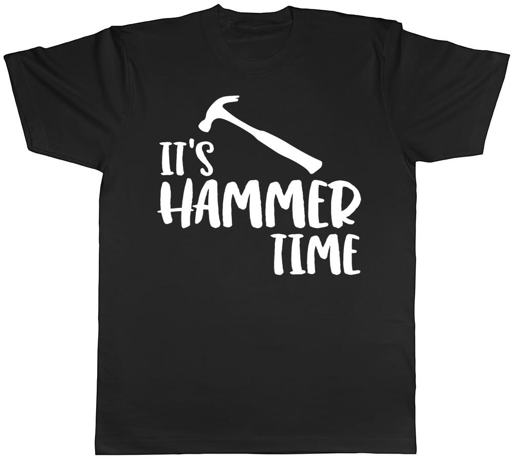 Mens DIY TShirt Funny Hammer Time Tools Handyman Fathers Day Birthday Tee